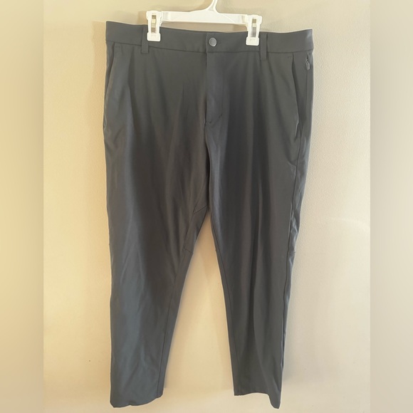 Lululemon Athletica Men's Slate Gray Commissioner Pants 34x29 - Picture 1 of 4